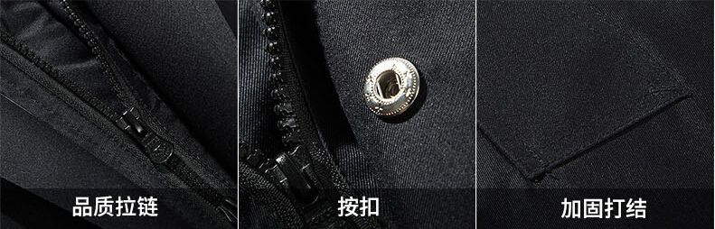 冬季保安棉服定做細節工藝